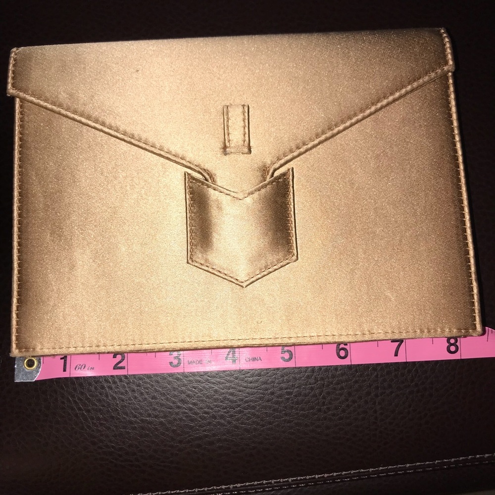 Yves Saint Laurent satin clutch